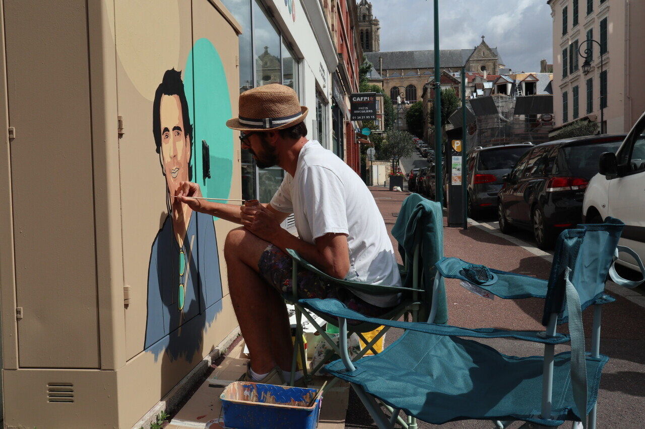 , Des &oelig;uvres d&rsquo;artistes pour embellir les armoires de la fibre optique dans cette commune du Val-d&rsquo;Oise