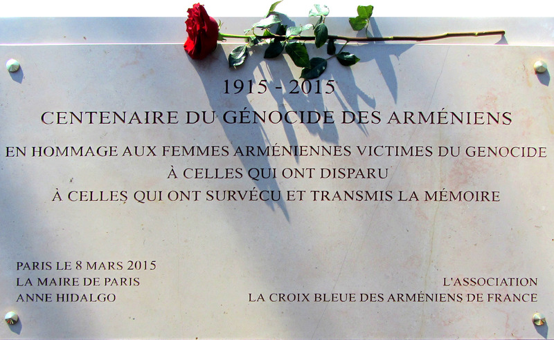 Hommage aux femmes arm&eacute;niennes victimes du g&eacute;nocide