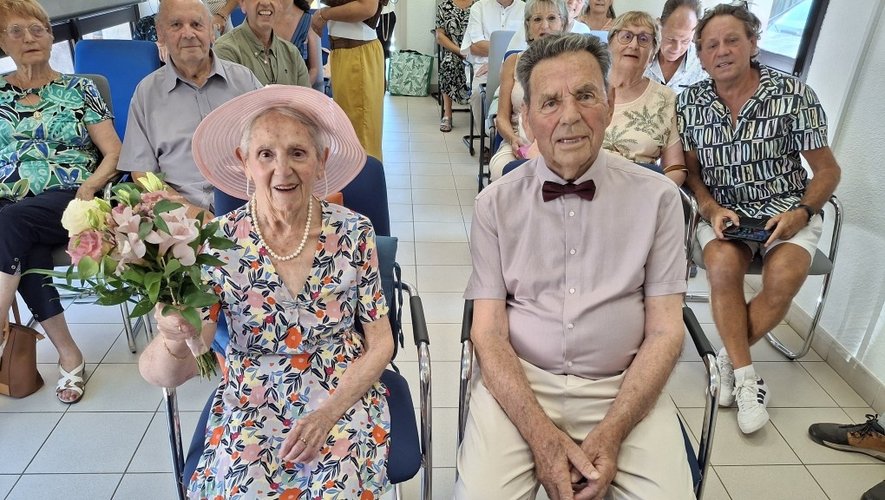 , Jeanne et Pierre ont c&eacute;l&eacute;br&eacute; leurs 70 ans de mariage