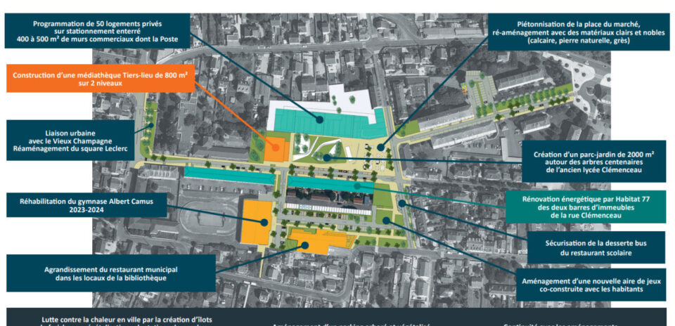 , Seine-et-Marne : m&eacute;diath&egrave;que, parc, logements… d&rsquo;ici 4 ans, cette commune aura un centre-ville flambant neuf