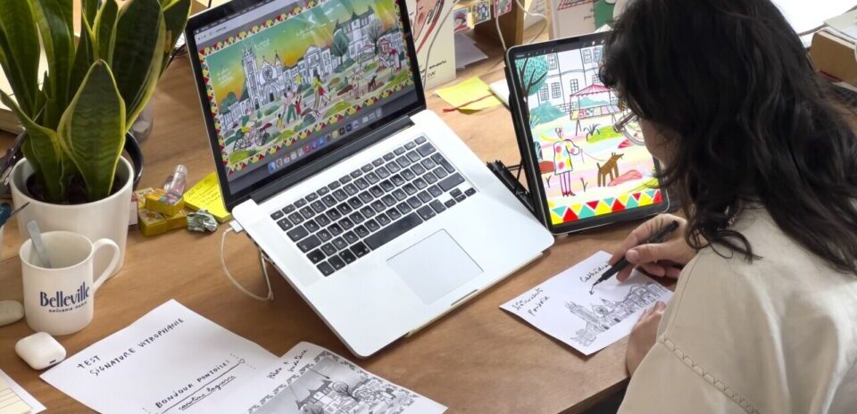 , Caroline Laguerre transforme cette ville du Val-d’Oise en créant une place onirique