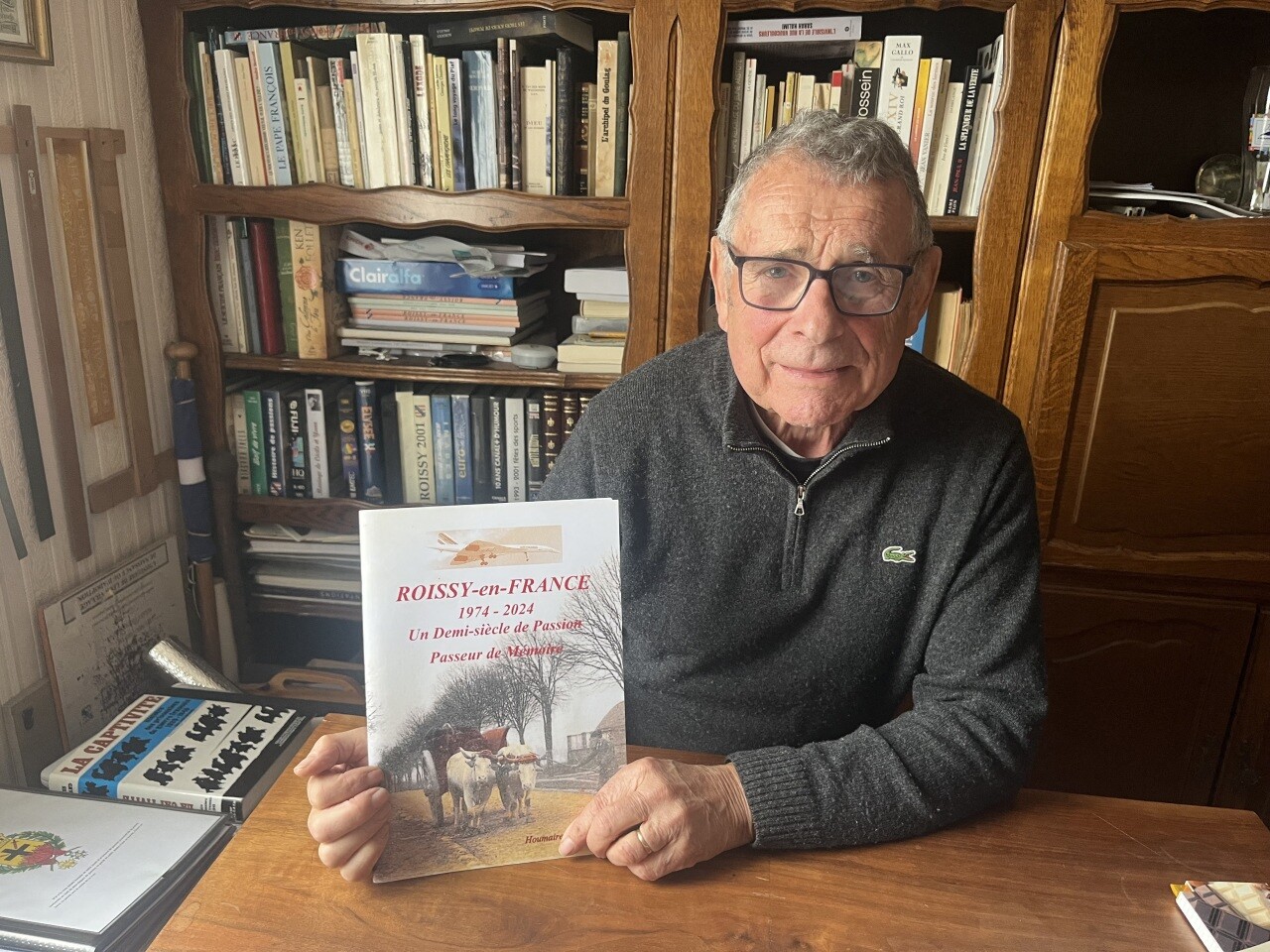 , Depuis 50 ans, il raconte la riche histoire du village de Roissy dans le Val-d’Oise
