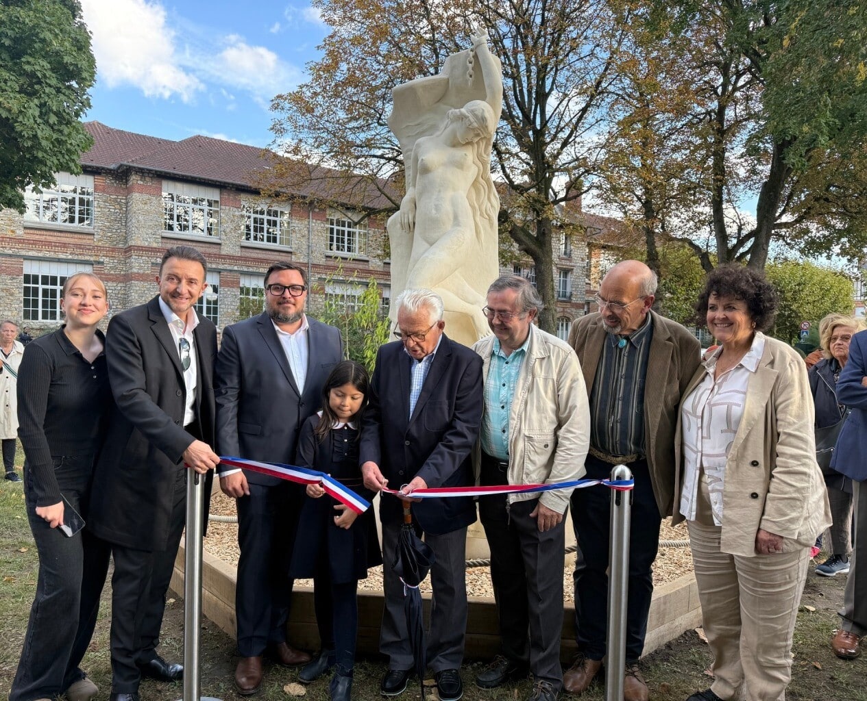 , Val-d&rsquo;Oise : Apr&egrave;s avoir &eacute;t&eacute; au bord de la destruction, la statue d&rsquo;Androm&egrave;de a retrouv&eacute; tout son lustre