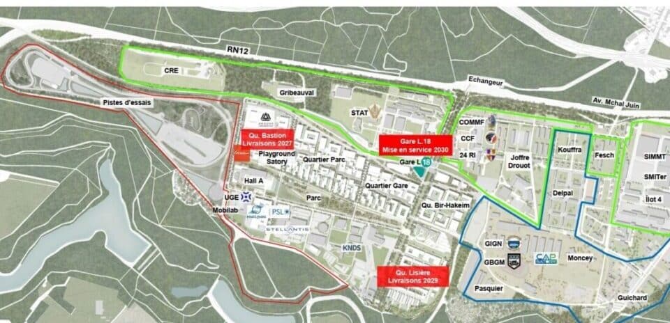 , Satory fait sa r&eacute;volution : tout ce qu&rsquo;il faut savoir sur le nouveau poumon vert et innovant de Versailles