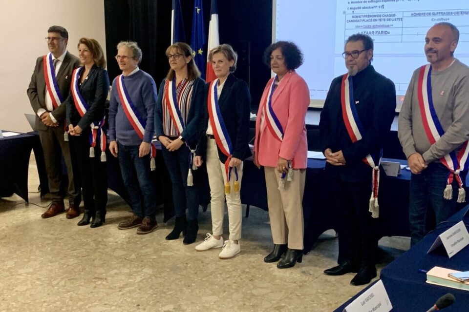 La nouvelle &eacute;quipe d'adjoints.