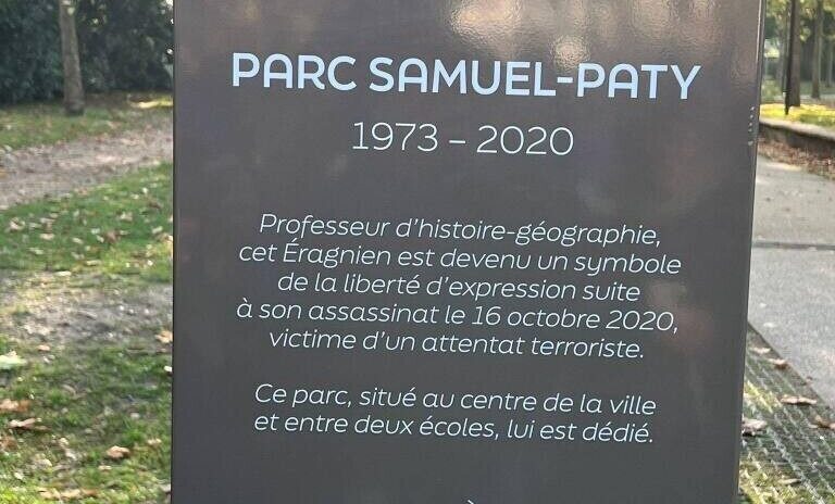 , Val-d’Oise : un lieu dédié à la mémoire de Samuel Paty dans la ville où il a été assassiné