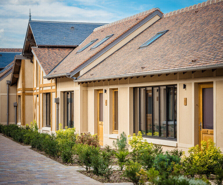 Le hameau du Preslay accueille 18 chambres.