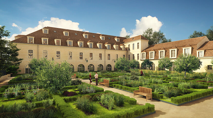 , Des appartements en location dans un pensionnat royal de Seine-et-Marne