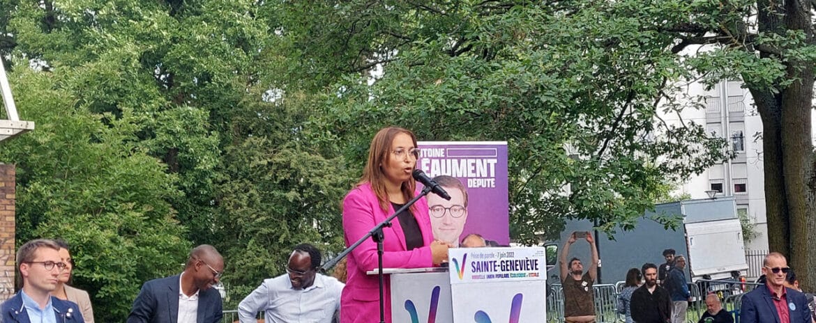 , Essonne : à Évry, Farida Amrani lance sa campagne pour offrir à LFI sa première ville-préfecture