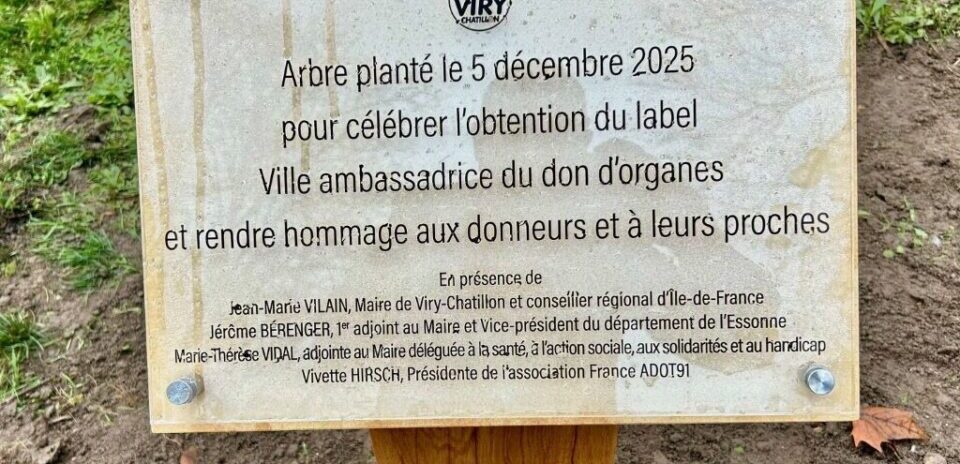 , Essonne : cette ville d&eacute;croche le label &laquo; Ville ambassadrice du don d&rsquo;organes &raquo;, voici ce que cela signifie