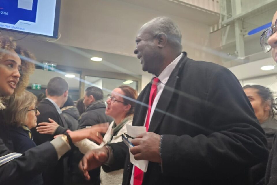Largement devanc&eacute; par Damien Vignier aux Mureaux, Papa Waly Danfakha reste souriant.