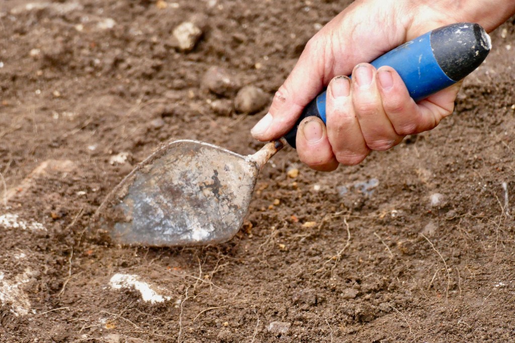 Des sépultures et des structures d’habitat médiévales découvertes lors de fouilles à Fosses. Photo © Geoffrey Swaine/Shutterstock/SIPA